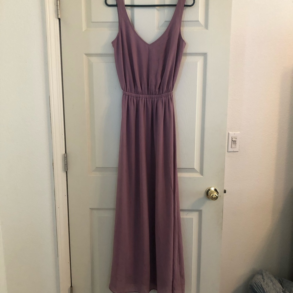 Antique Rose Chiffon Bridesmaid Dress